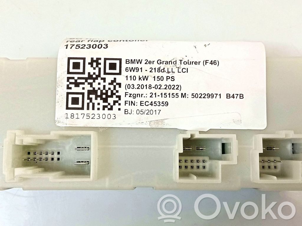 BMW 2 F46 Tailgate/trunk control unit/module 