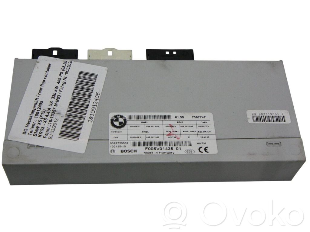 BMW 2 F45 Tailgate/trunk control unit/module 