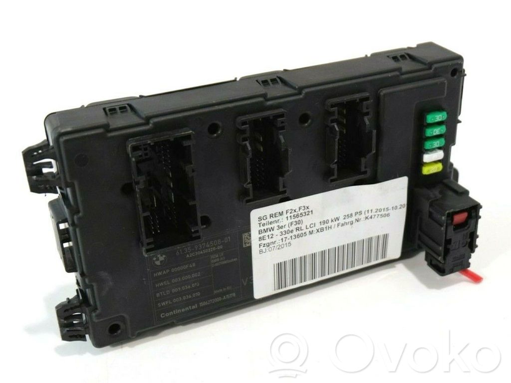 BMW 1 F20 F21 Moduł / Sterownik komfortu 