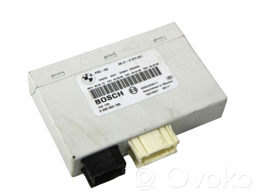 Pysäköintitutkan (PCD) ohjainlaite/moduuli   66206973115,6973115,6973115,66206969281,66206973115,66206974021,66206982386,66206982390,66206982394,66206982402,66209225825,66209252639,66216947796,6947796,6969281,6973115,6974021,6982386,6982390,6982394,6982402,9225825,9252639