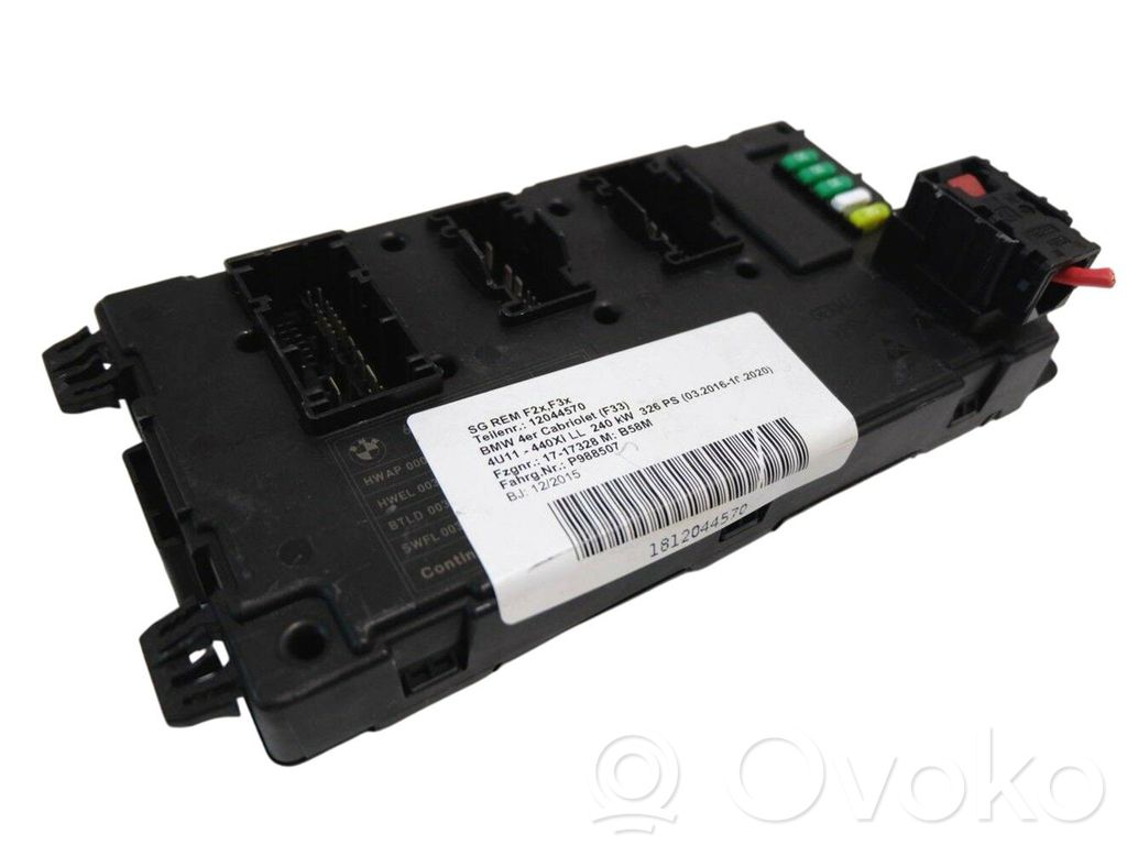 BMW 1 F20 F21 Moduł / Sterownik komfortu 