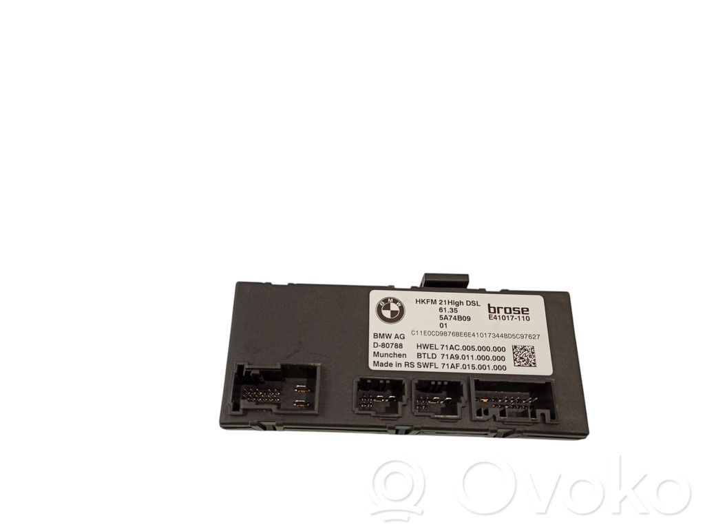 BMW 5 G60 G61 Tailgate/trunk control unit/module 