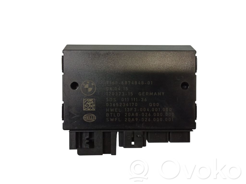 BMW 3 F30 F35 F31 Unidad de control/módulo de la barra de remolque 