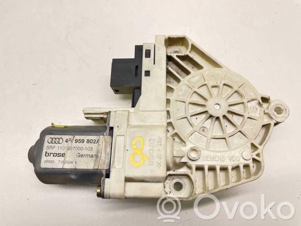 Audi A6 S6 C6 4F Rear door window regulator motor 