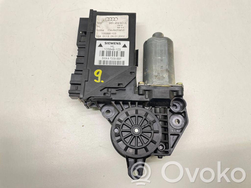 Audi A4 S4 B6 8E 8H Silniczek podnoszenia szyby drzwi tylnych 