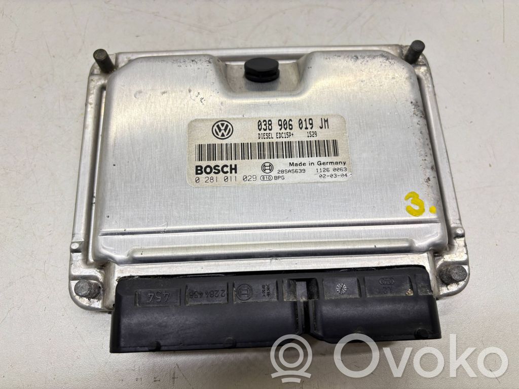 Engine control unit/module   038906019JM,0281011029