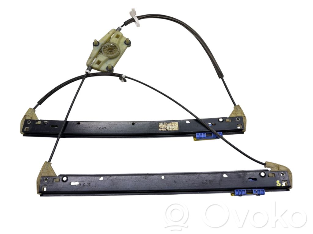 Audi A6 S6 C6 4F Mechanizm podnoszenia szyby przedniej bez silnika 