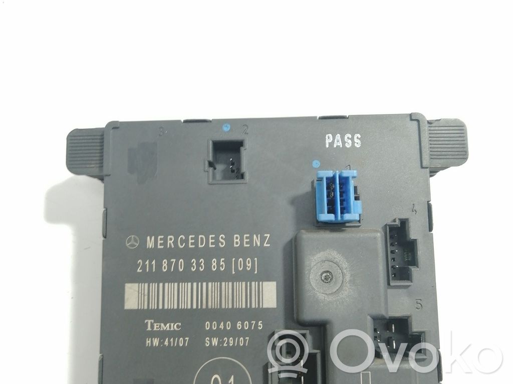 Mercedes-Benz E W211 Sterownik / Moduł ECU