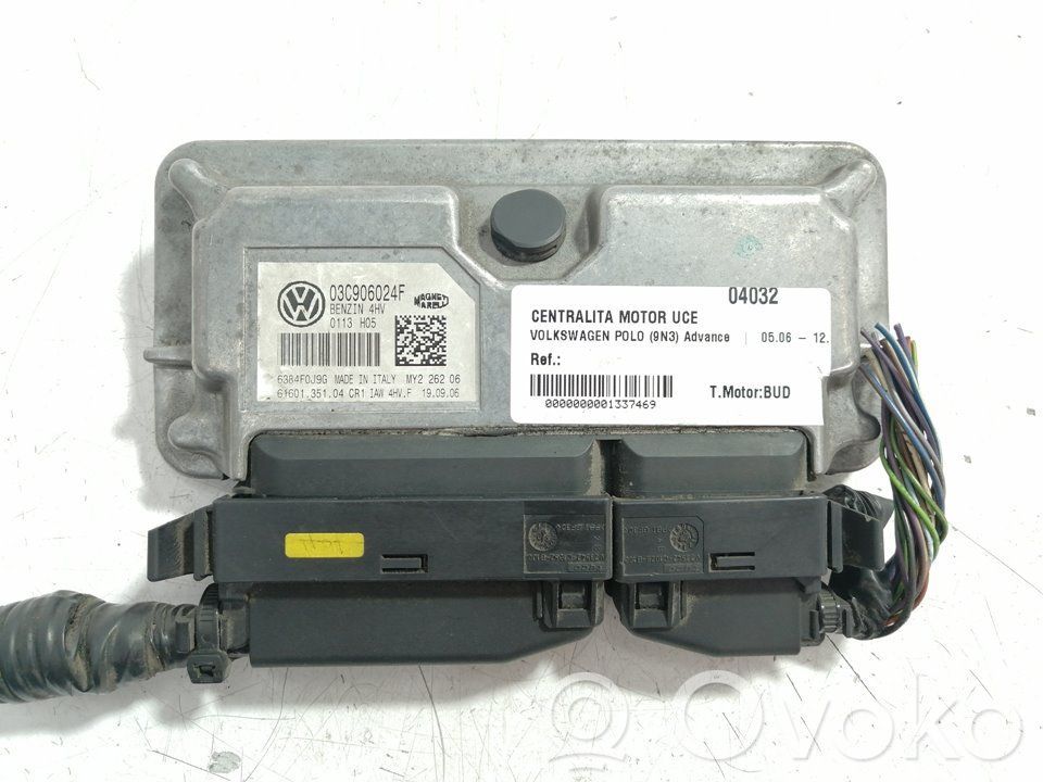 Volkswagen Polo IV 9N3 Sterownik / Moduł ECU 