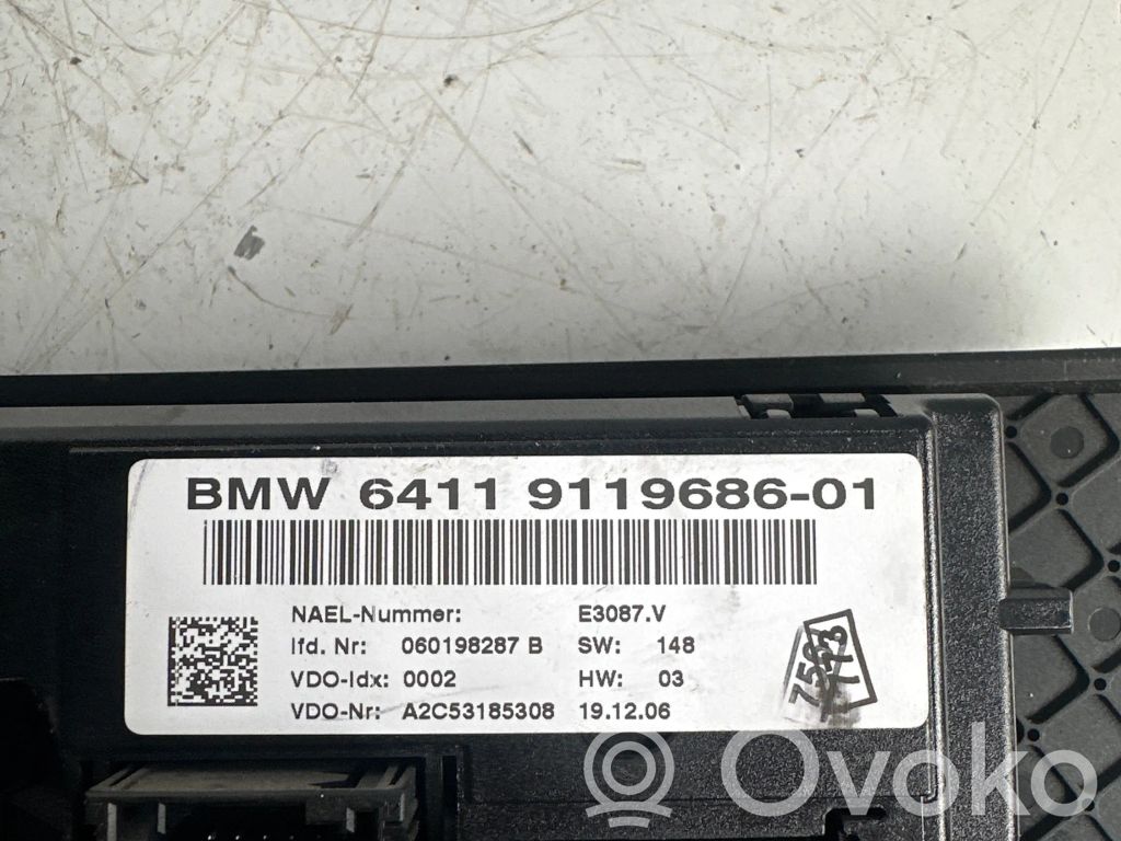 BMW 3 E90 E91 Climate control unit 