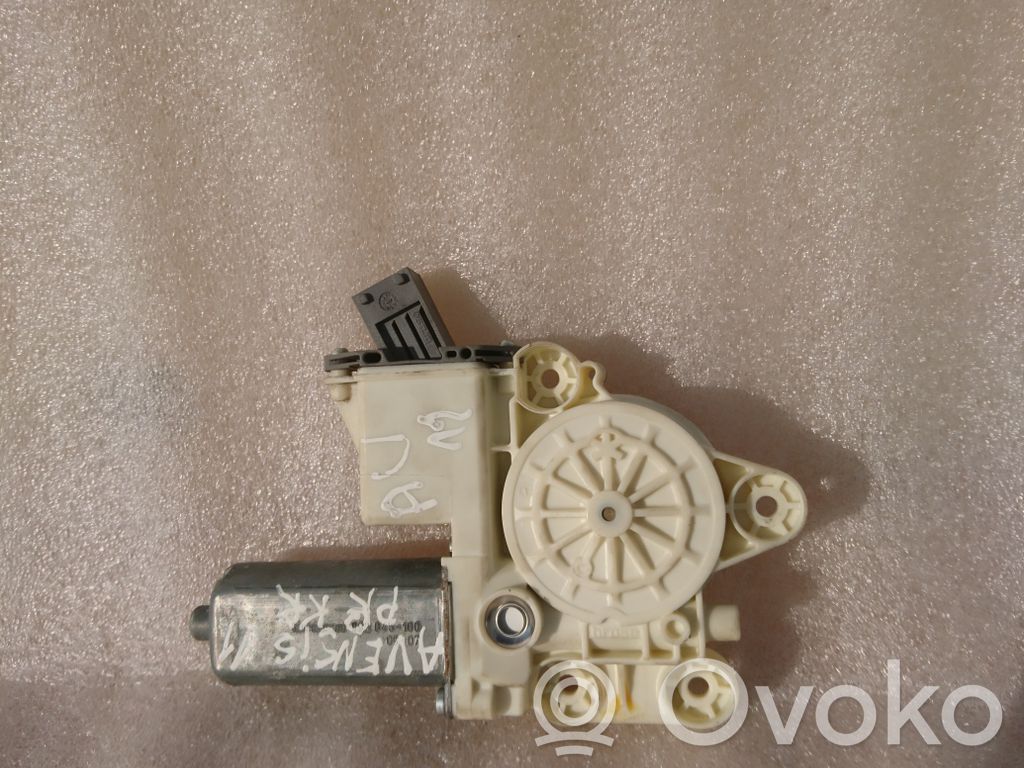 Toyota Avensis T250 Silnik regulatora szyby drzwi przednich 