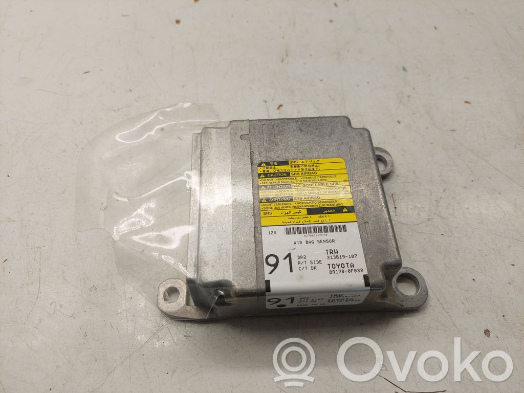 Toyota Corolla Verso AR10 Airbag control unit/module 