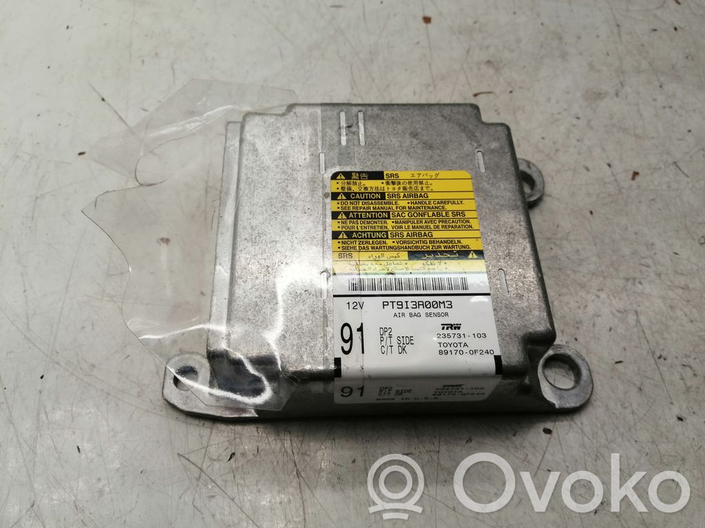 Toyota Corolla Verso AR10 Airbag control unit/module 
