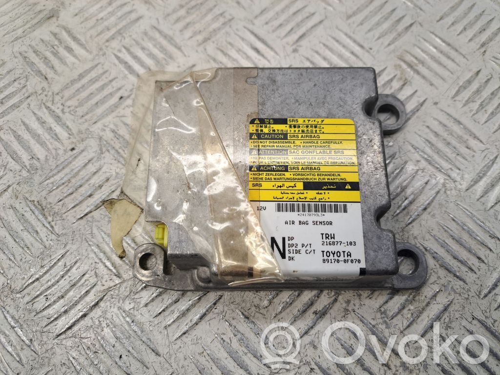 Toyota Corolla Verso AR10 Airbag control unit/module 