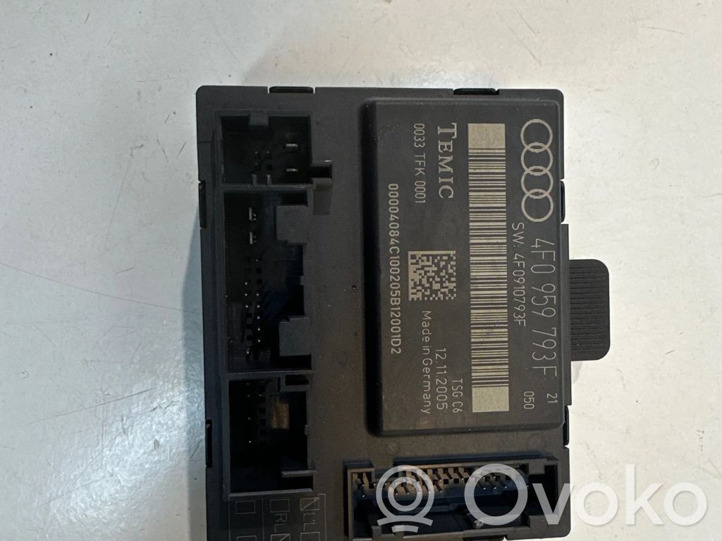 Audi A6 S6 C6 4F Door control unit/module 