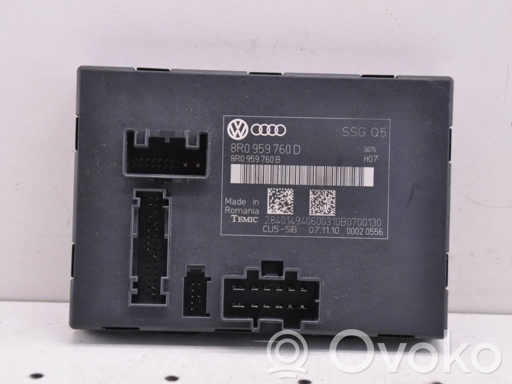 Audi Q5 SQ5 8R Module de commande de siège 