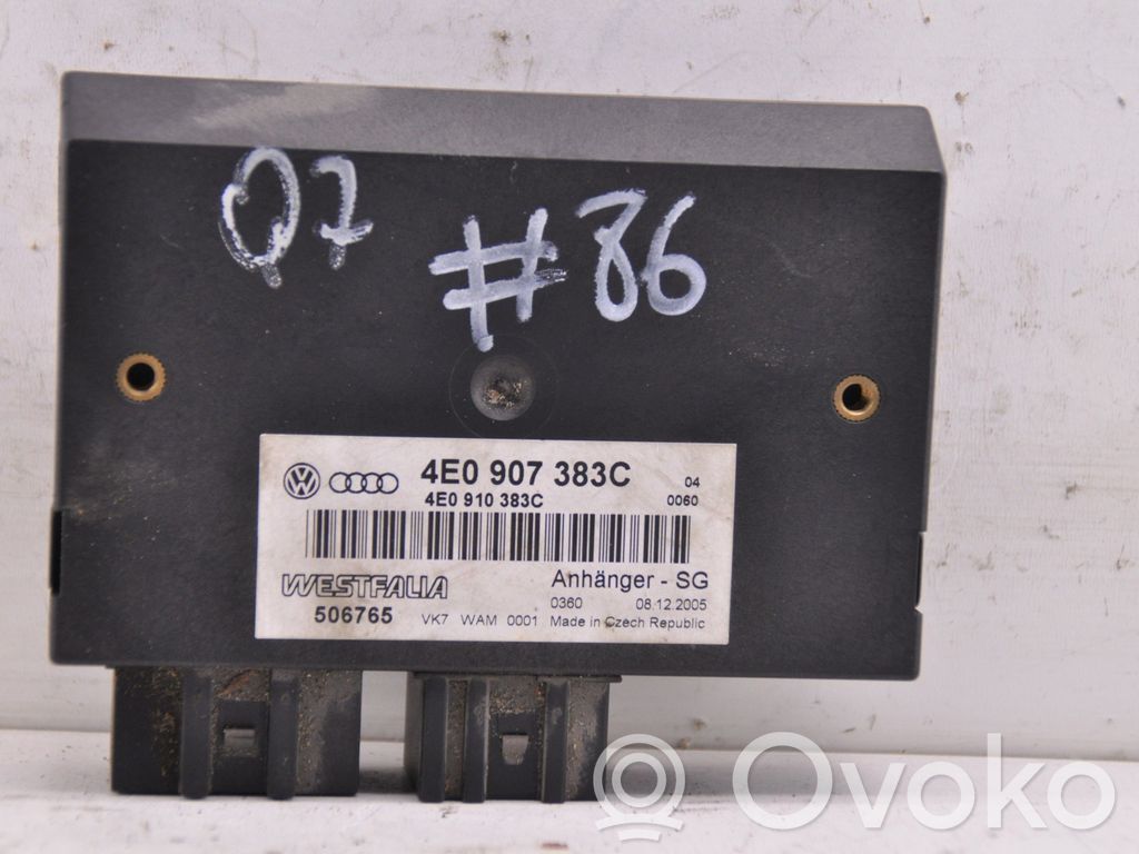 Audi Q7 4L Tow bar trailer control unit/module 