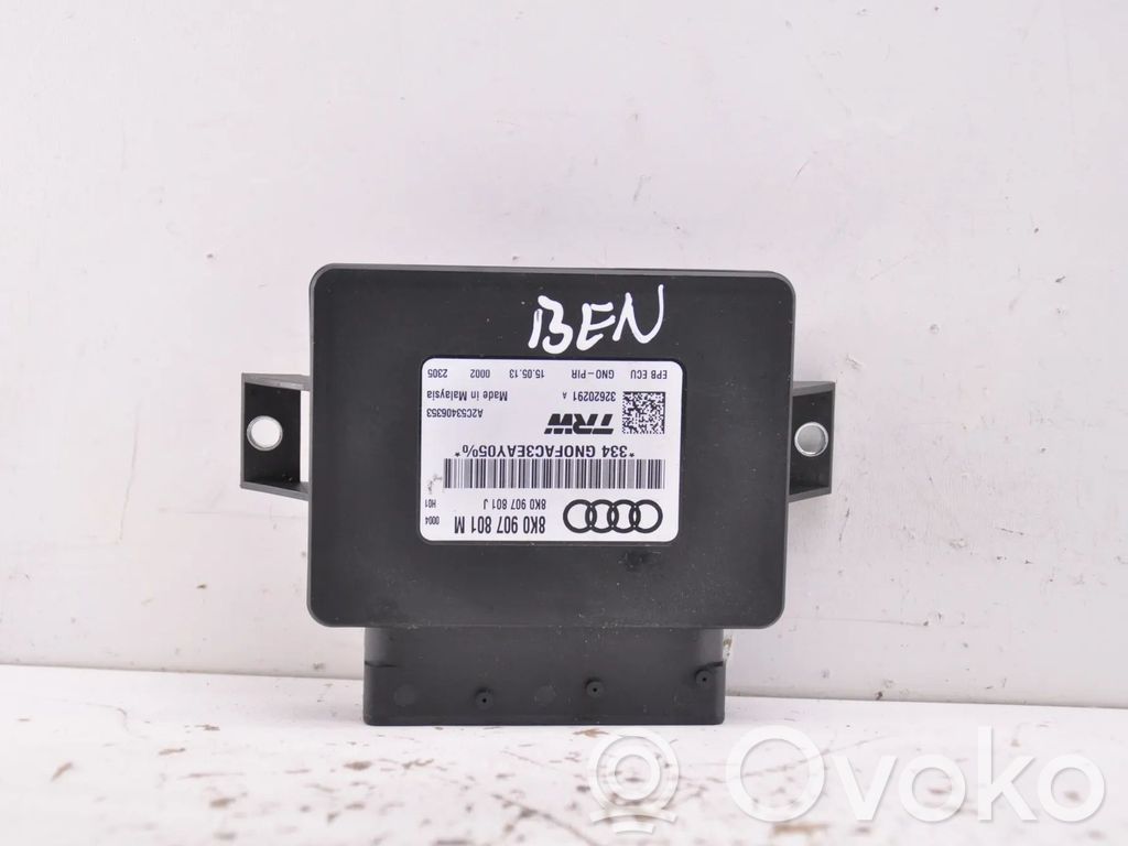 Audi A4 S4 B8 8K Rear brake EMF control unit/module 