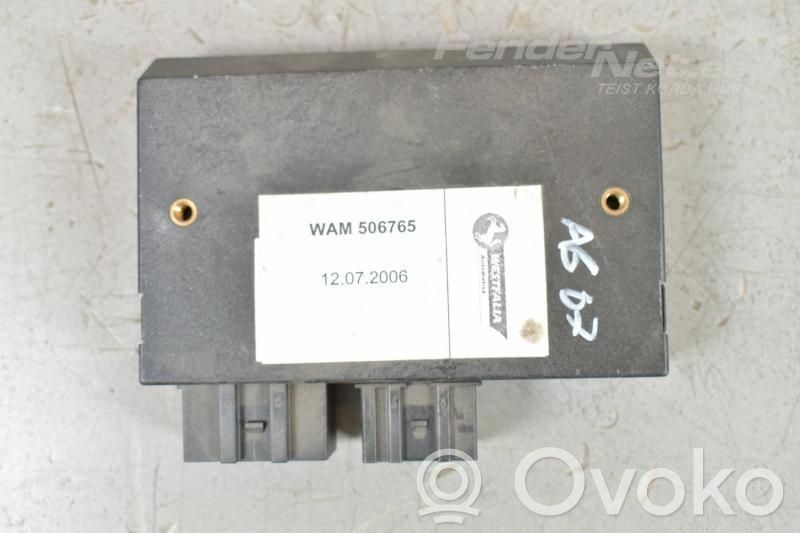 Audi A6 S6 C6 4F Tow bar trailer control unit/module 