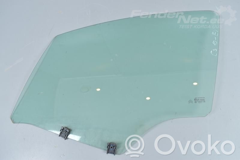 Citroen C3 priekšējo durvju stikls (četrdurvju mašīnai) 