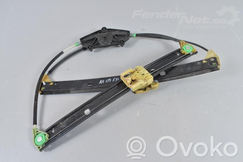 Audi A4 S4 B8 8K Mechanizm podnoszenia szyby przedniej bez silnika 