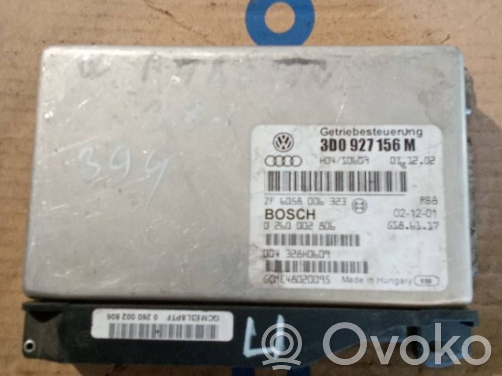 Gearbox control unit/module   3D0927156M,0260002806,ZF6058006323