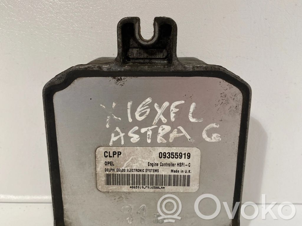 Opel Astra G Engine control unit/module 
