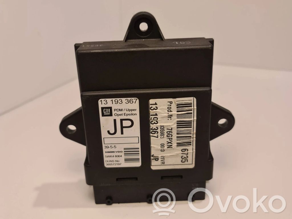 Unité de commande module de porte   13193367,5WK46004,360572197