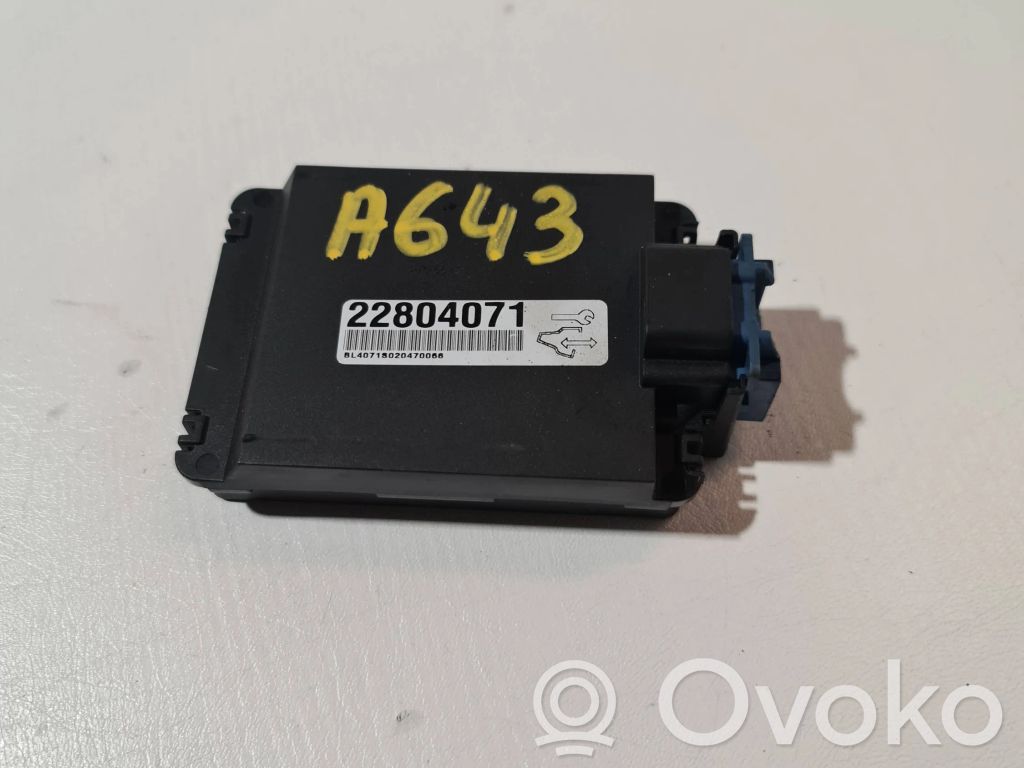 Autres unités de commande / modules   22804071