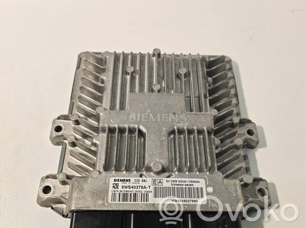 Engine control unit/module   5WS40379AT,9658198080,HW9648237680