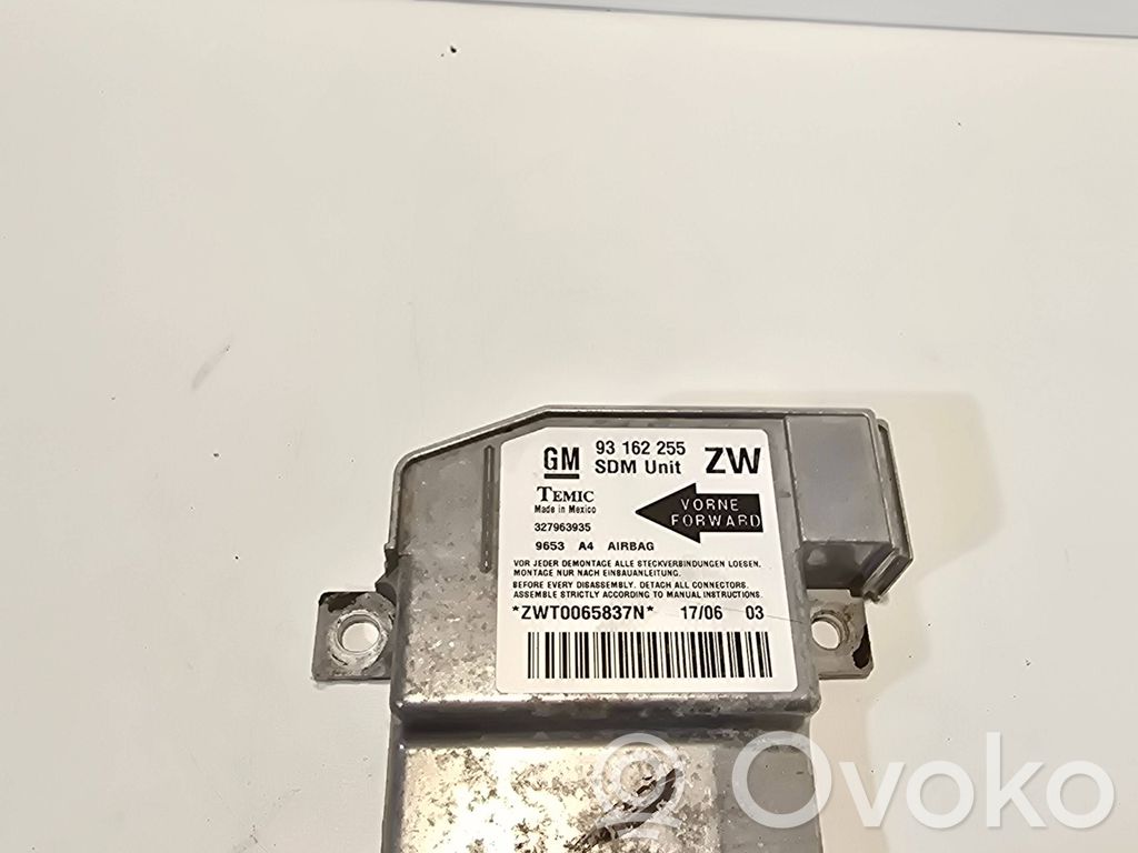 Airbag control unit/module   93162255,327963935,ZWT0065837N