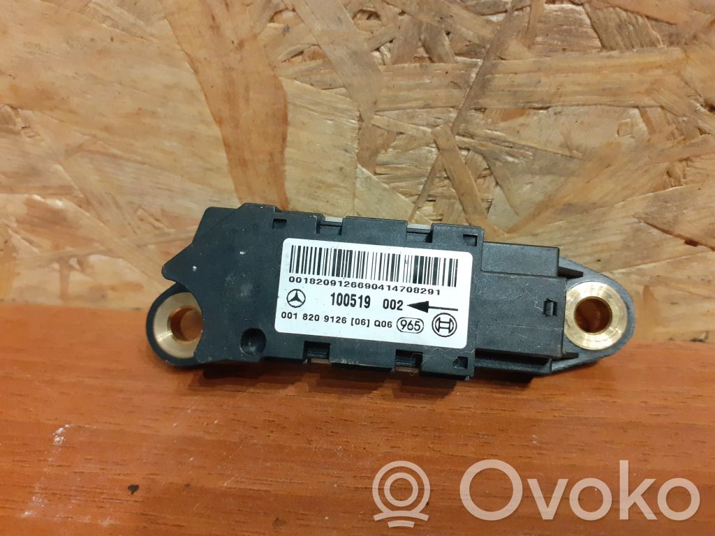 Mercedes-Benz C W203 Sensor impacto/accidente para activar Airbag 