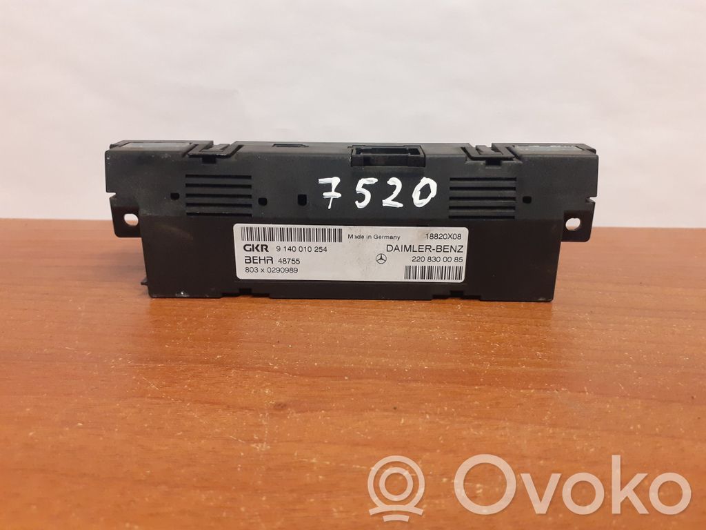 Mercedes-Benz S W220 Other devices 