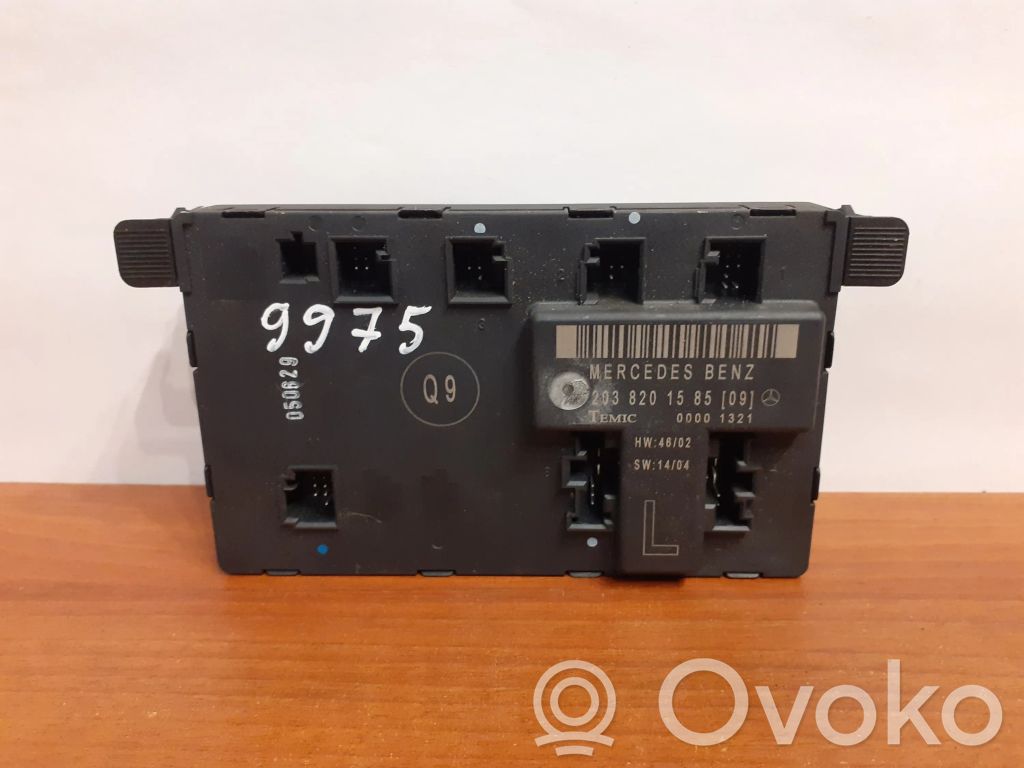 Mercedes-Benz C W203 Durvju vadības bloks 