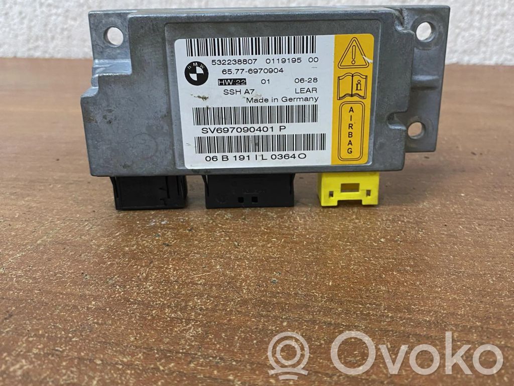 BMW 7 E65 E66 Sensor impacto/accidente para activar Airbag 