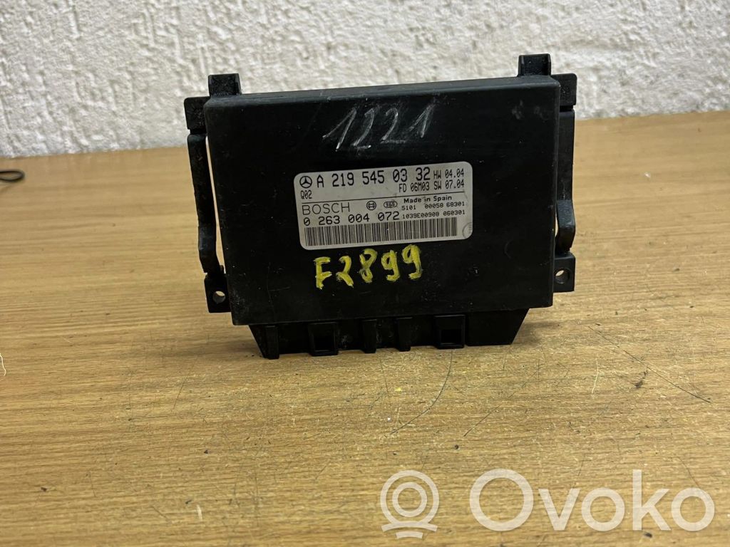 Mercedes-Benz CLS C219 Inne wyposażenie elektryczne 
