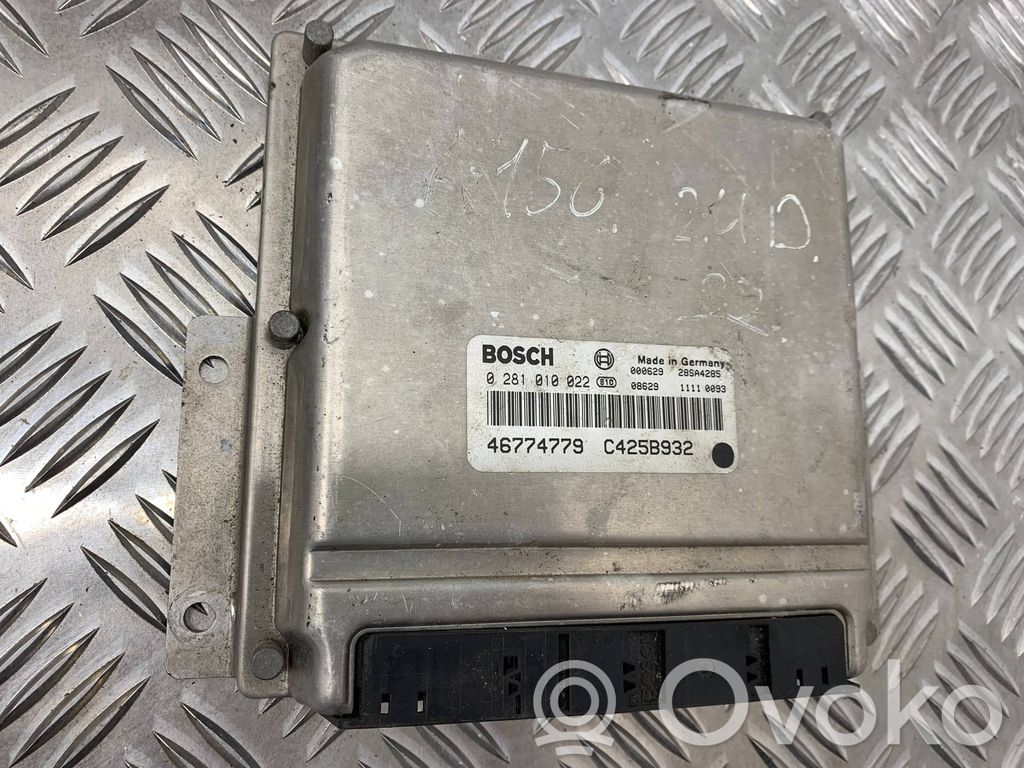 Engine control unit/module   46774779,C425B932,0281010022