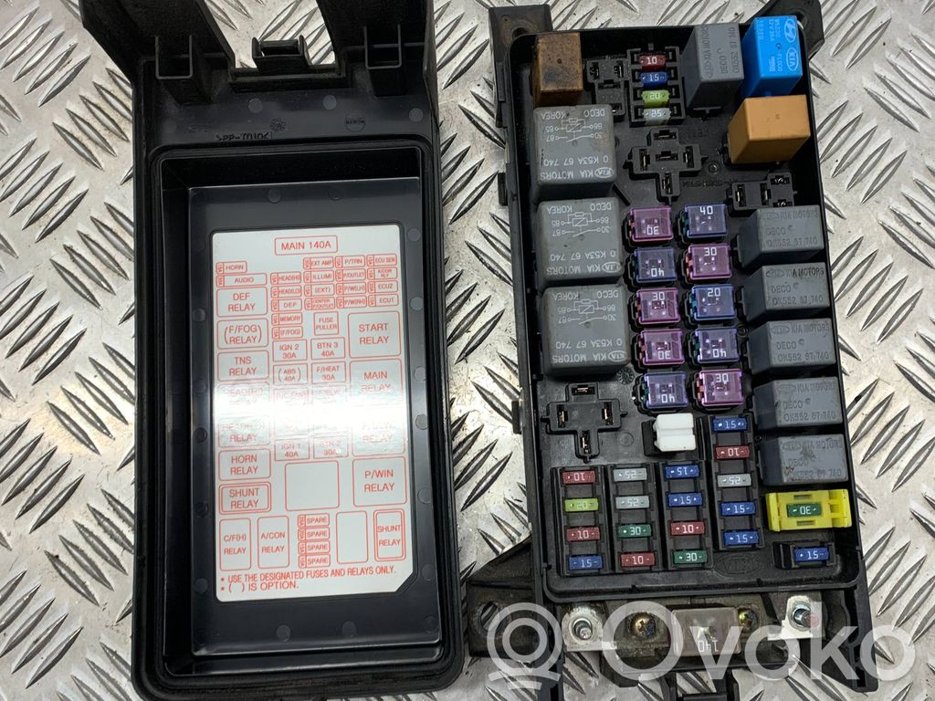 KIA Sorento Juego de caja de fusibles 