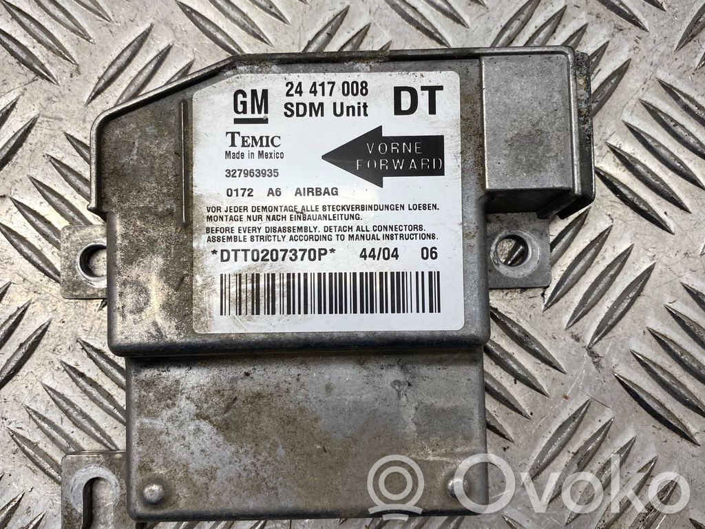 Opel Combo C Airbag control unit/module 