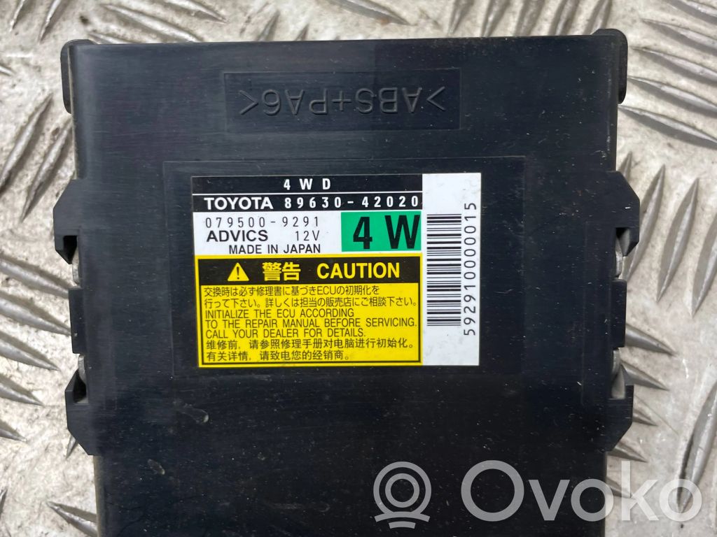 Toyota RAV 4 (XA30) Other control units/modules 