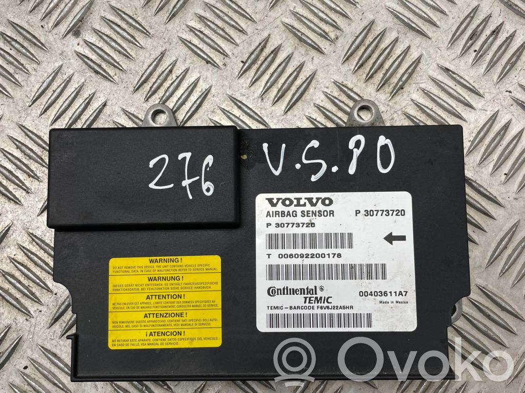 Volvo S80 Airbag control unit/module 
