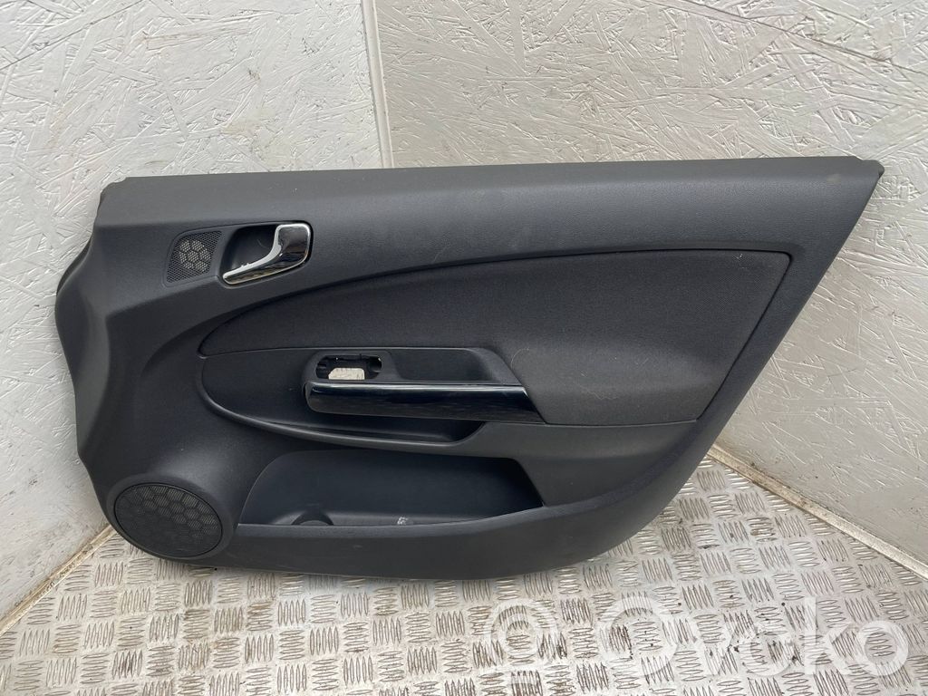 Opel Corsa D Front door card panel trim 