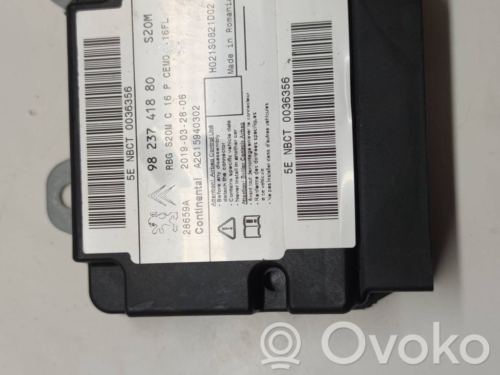Citroen C5 Aircross Unitate/modul de comandă airbaguri 