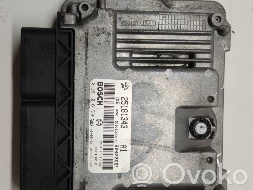 Chevrolet Captiva Engine control unit/module 