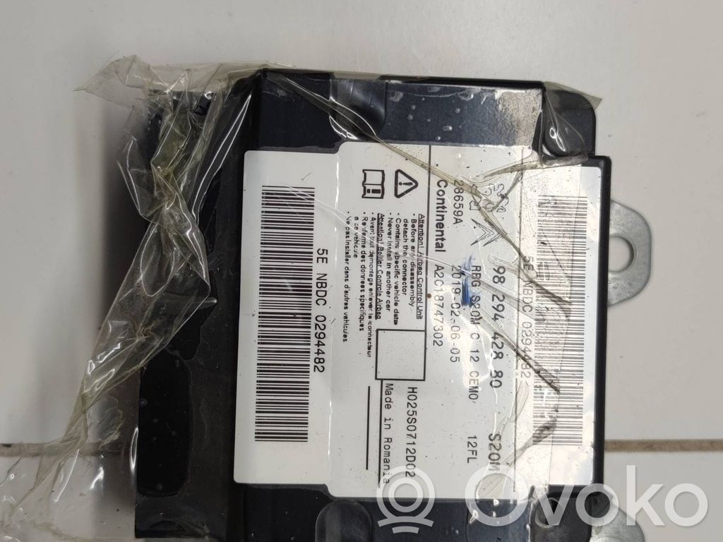 Citroen C3 Airbag control unit/module 