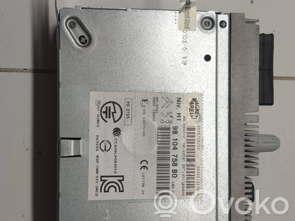 Peugeot 308 Panel / Radioodtwarzacz CD/DVD/GPS 