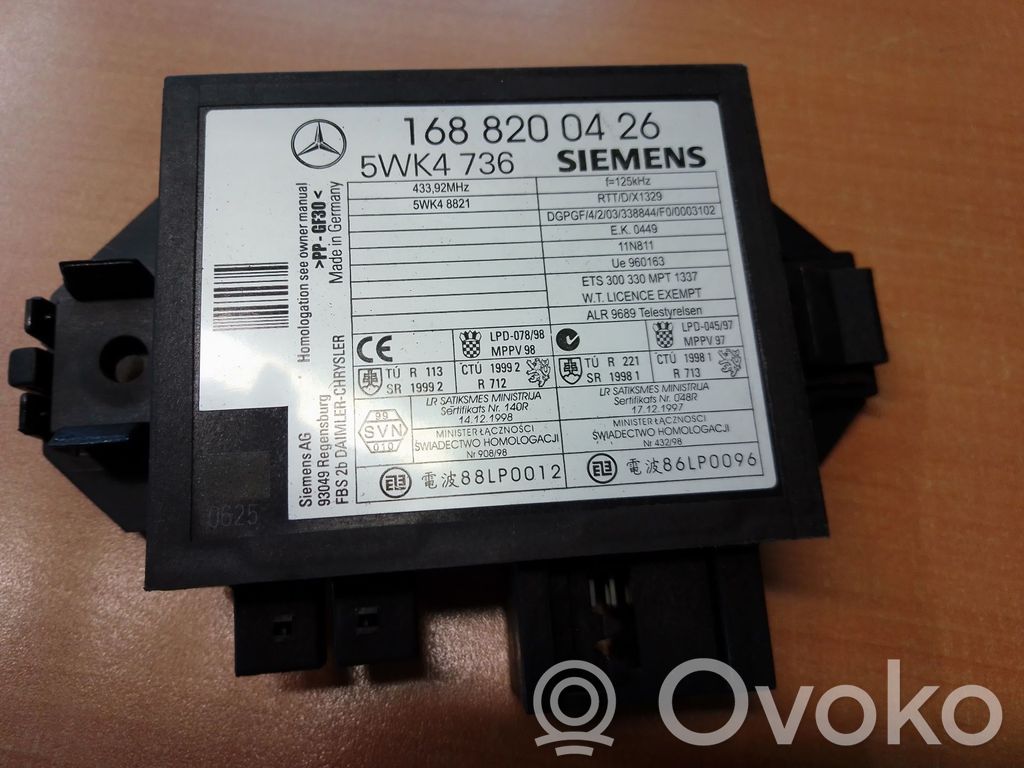 Mercedes-Benz A W168 Komfortsteuergerät Zentralverriegelung 