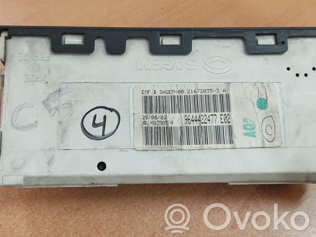 Citroen C5 Pääyksikkö multimedian ohjaus 