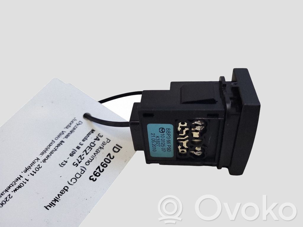 Parking (PDC) sensor switch   BBP366PS0,10012507