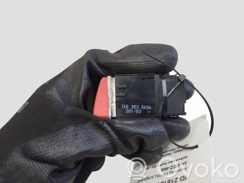 Botón interruptor de luz de peligro   1K0953509A